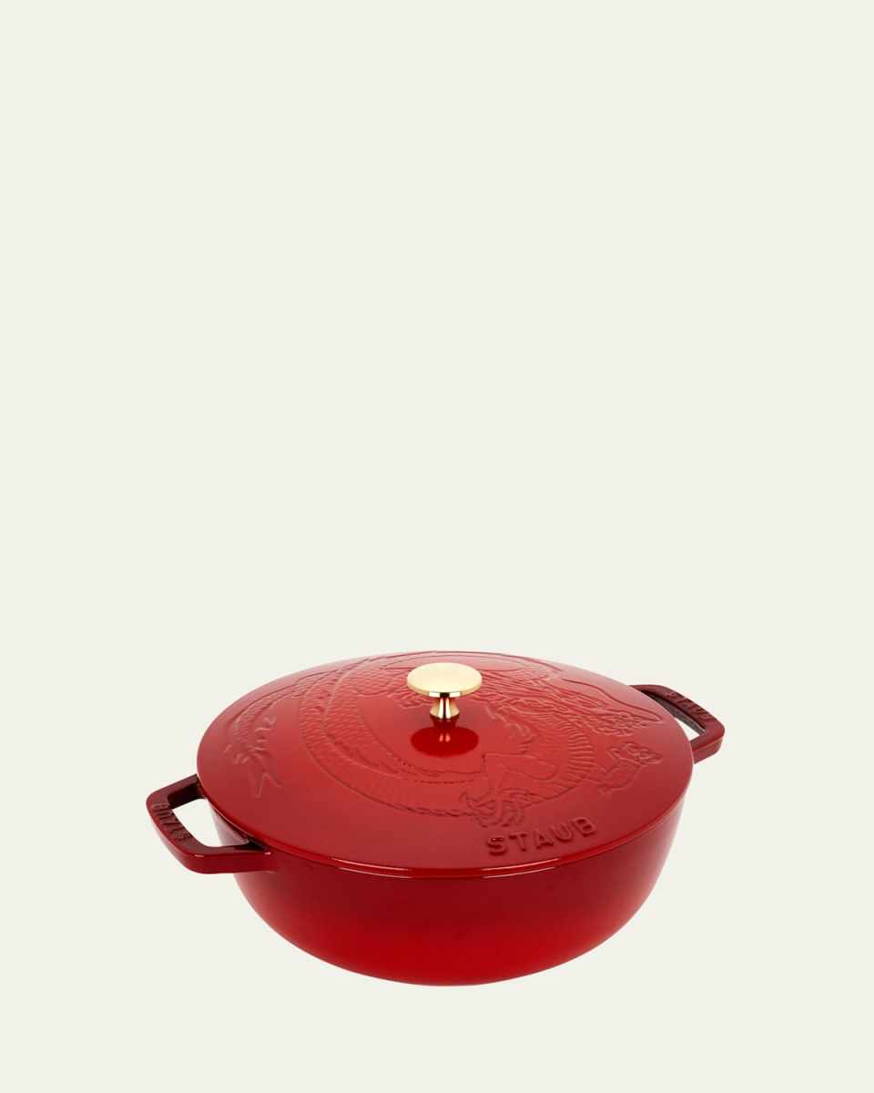Cast Iron Essential French Oven with Dragon Lid, 3.75 Quarts